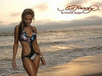 Simone Farrow, Simone Starr, Ed Hardy Simone Farrow, Simone Starr, Ed Hardy